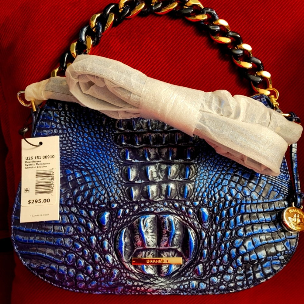 Brahmin Mod Shayna handbag  "Kyanite melbourne " Nwt - Picture 9 of 16